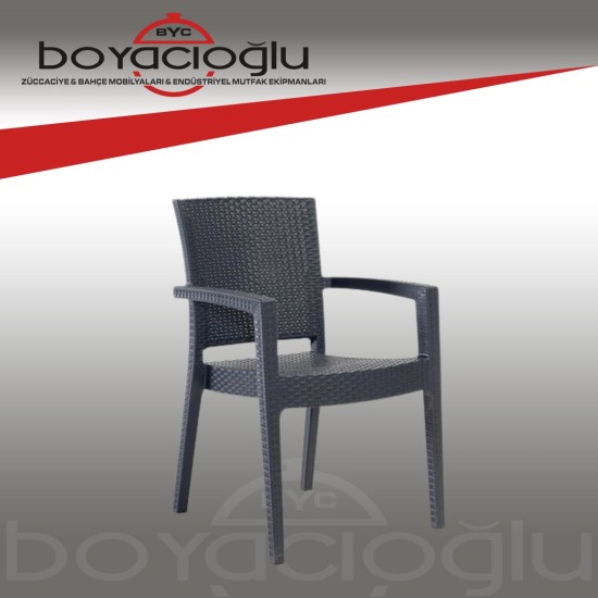 NOVUSSI PARİS RATTAN KOLTUK ANTRASİT NOVUSSI PARİS RATTAN KOLTUK ANTRASİT