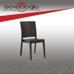 NOVUSSI NİCE RATTAN SANDALYE KAHVERENGİ