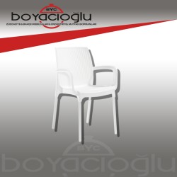 NOVUSSI SUNSET RATTAN KOLTUK BEYAZ