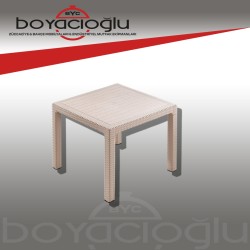 NOVUSSI 90X90 CAMSIZ MASA CAPPUCCINO