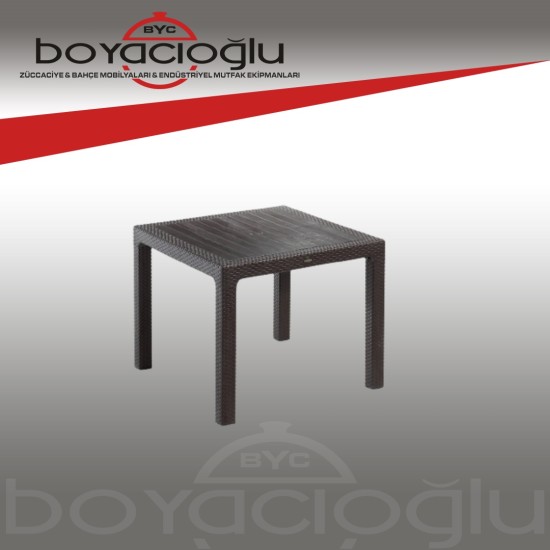NOVUSSI 90X90 CAMSIZ MASA KAHVERENGİ NOVUSSI 90X90 CAMSIZ MASA KAHVERENGİ