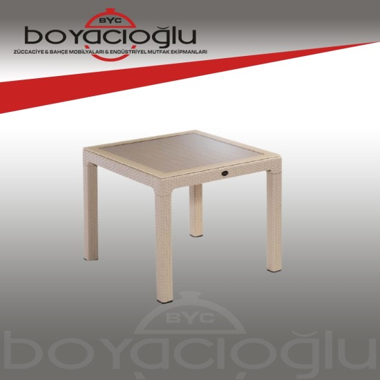 NOVUSSI 90X90 CAMLI MASA CAPPUCCINO NOVUSSI 90X90 CAMLI MASA CAPPUCCINO