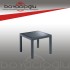 NOVUSSI 90X90 CAMLI MASA ANTRASİT