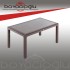 NOVUSSI 90x150  CAMLI MASA KAHVERENGİ
