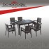 NOVUSSI LİVERNO 6LI RATTAN SET KAHVERENGİ