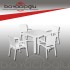 NOVUSSI ZENİT 4LÜ RATTAN SET BEYAZ