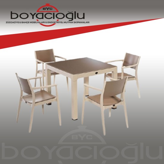 NOVUSSI PONTE 4LÜ SET CAPPUCCINO/ÇÖLKAHVE NOVUSSI PONTE 4LÜ SET CAPPUCCINO/ÇÖLKAHVE