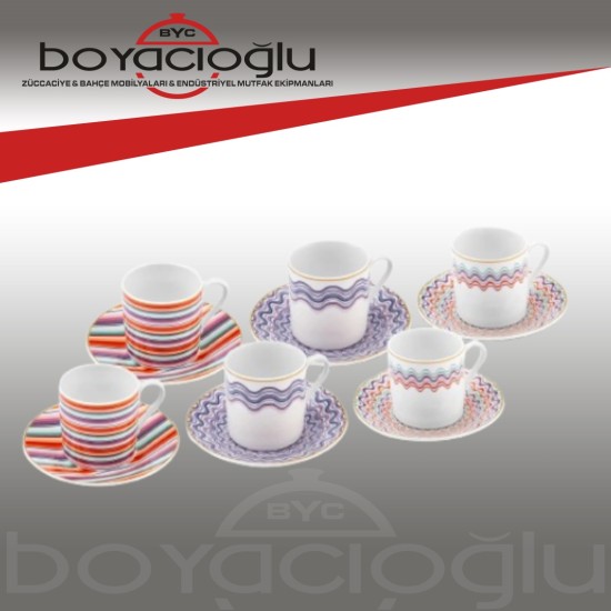 KARACA BAILANDO 6LI KAHVE FİNCAN TK.