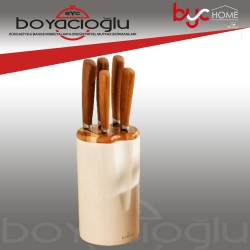 KARACA KUĞU SERAMİK 6 PARÇA BIÇAK SETİ