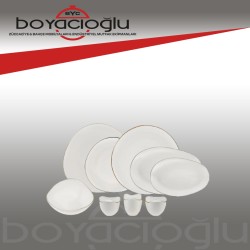 KARACA STREAMLİNE MİDDLE YEMEK TAKIMI 56PRÇ