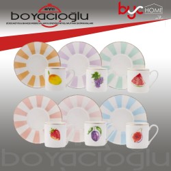 KARACA SABOR 6 LI FİNCAN TAKIMI 