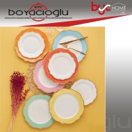  KARACA RAINBOW 6 KİŞİLİK 12 PARÇA YEMEK TAKIMI