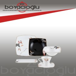KARACA FINE PEARL KARE UNIQUE KAHVALTI SETİ 26 PRÇ