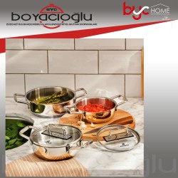 KARACA ARYA ÇELİK SAHAN TENCERE SETI 6PRÇ. 