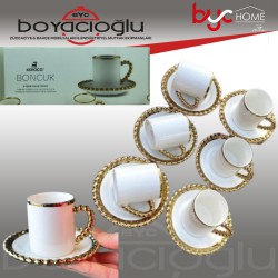 KARACA BONCUK 6LI KAHVE FİNCAN TK