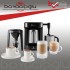 KARACA HATIR BARISTA STEEL CAPPUCCINO VE TÜRK KAHVE MAKİNESİ SHINY BLACK