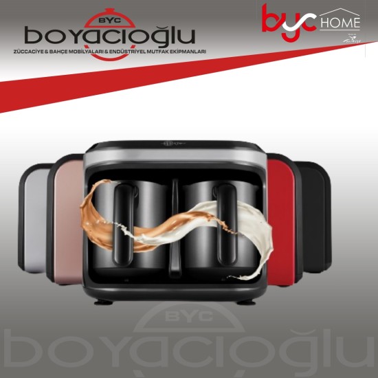 KARACA HATIR HÜPS DUET ÇELİK CEZVELİ 2Lİ KAHVE MAKİNESİ KARACA HATIR HÜPS DUET ÇELİK CEZVELİ 2Lİ KAHVE MAKİNESİ