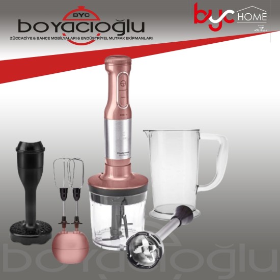 KARACA MM PROSTEEL 2000 BLENDER SET ROSEGOLD- INOX KARACA MM PROSTEEL 2000 BLENDER SET ROSEGOLD- INOX