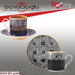 KARACA RABAT 6LI KAHVE FİNCAN TK