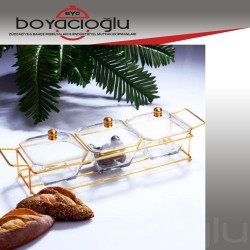 BUENOS TWİNKLE KAPAKLI SUNUM SETİ