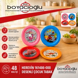 HEREVİN 161486-000 DESENLİ ÇOCUK TABAK