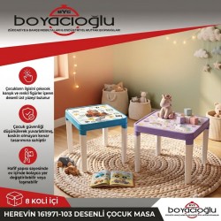 HEREVİN 161971-103 DESENLİ ÇOCUK MASA