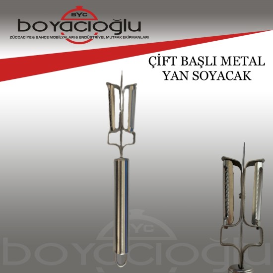 ÇİFT BAŞLI METAL YAN SOYACAK