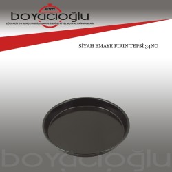 SİYAH EMAYE FIRIN TEPSİ 34CM