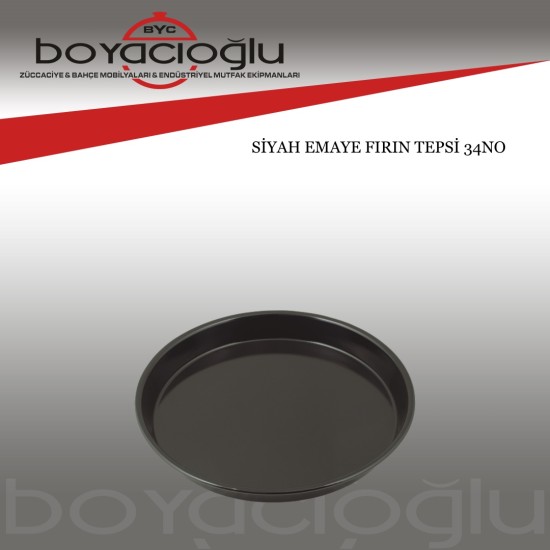 SİYAH EMAYE FIRIN TEPSİ 34CM SİYAH EMAYE FIRIN TEPSİ 34CM