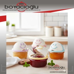 CİHAT AÇILIR KAPAK KAŞIKLI CAM ŞEKERLİK