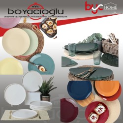 KERAMİKA KARIŞIK ÇEŞİT SERVİS TABAK 26CM