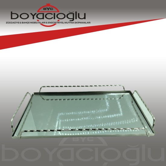 GÜMÜŞ BURGULU AYNALI TEPSİ KÇK 26CM GÜMÜŞ BURGULU AYNALI TEPSİ KÇK 26CM
