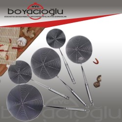KİTCHENWARE TEL YAĞ KEVGİR 18CM (KALAMAR)