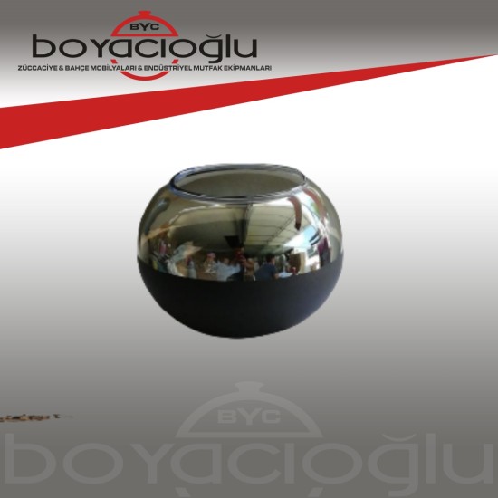 FÜME LÜSTER ÜST SİYAH BOYA VAZO