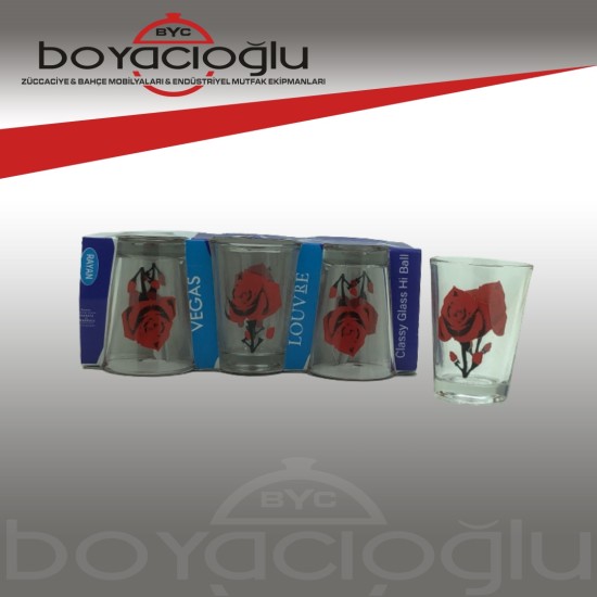 RAYAN VEGAS ÇİÇEKLİ SU BARDAK RAYAN VEGAS ÇİÇEKLİ SU BARDAK