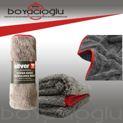 SİLVER MİKROFİBER SÜPER EMİCİ KURULAMA BEZİ 50X70