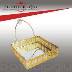 TAŞLI AYNALI KARE PEÇETELİK
