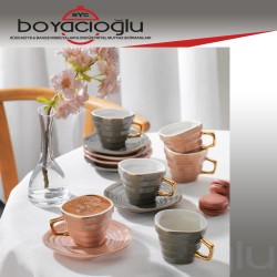SCHAFER GLOSSY 6LI KAHVE FİNCAN TK