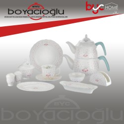 SCHAFER MOİN KAHVALTI TK-32PRÇ ÇİÇEKLİ
