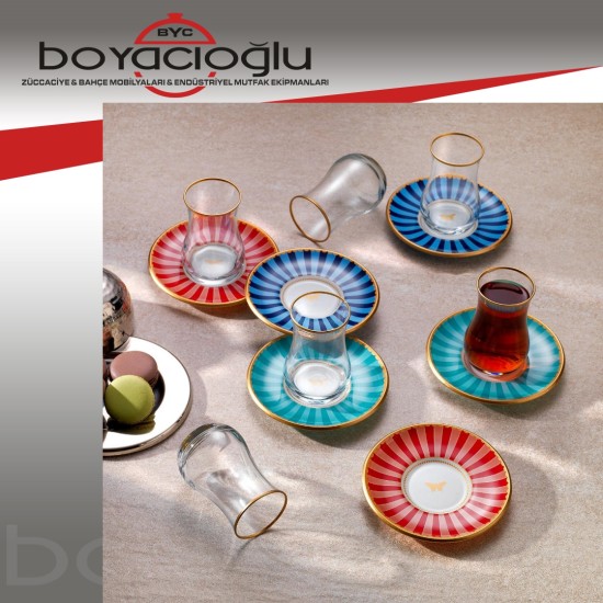 SCHAFER PIRIL 6LI ÇAY SETİ