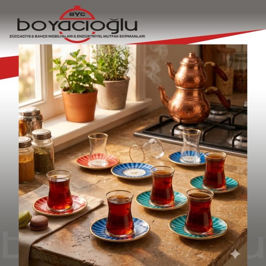 SCHAFER PIRIL 6LI ÇAY SETİ