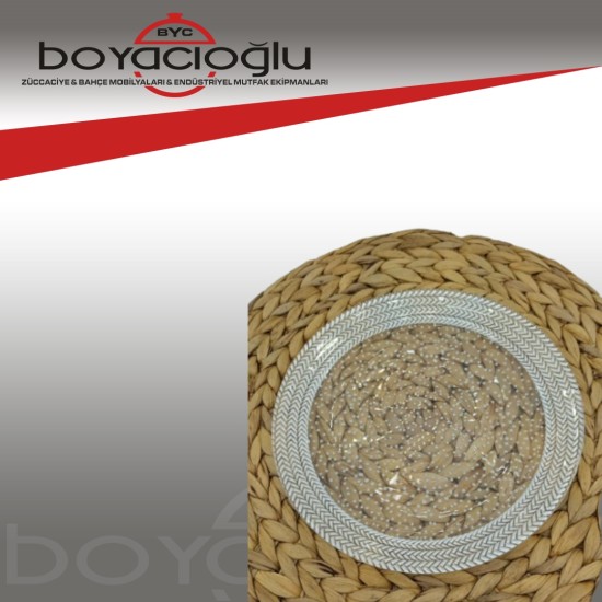 VEREVKA 1Y28O574 CAM SERVİS TABAK 28CM 6LI