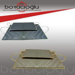 JOKER İTALYAN AYNALI TEPSİ 2Lİ