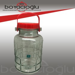 PISHGAMAN İTHAL KULPLU CAM KAVANOZ 6LT
