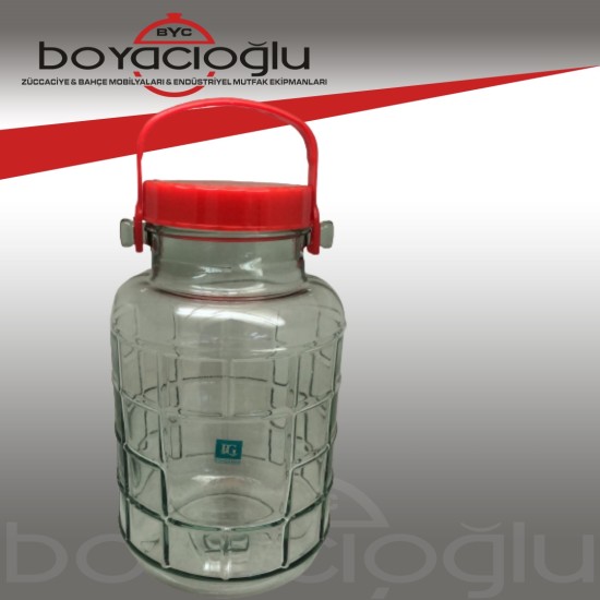 PISHGAMAN İTHAL KULPLU CAM KAVANOZ 6LT PISHGAMAN İTHAL KULPLU CAM KAVANOZ 6LT