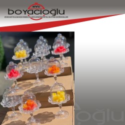 BYC AKRİLİK KRİSTAL SUNUMLUK