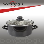 ARCGÜVEN EMAYE FRİTÖZ CİPS TENCERESİ CAM KAPAK ARCGÜVEN EMAYE FRİTÖZ CİPS TENCERESİ CAM KAPAK