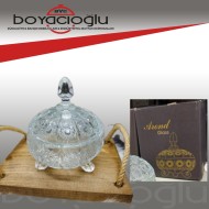 AROND GLASS CANİSTER ŞEKERLİK