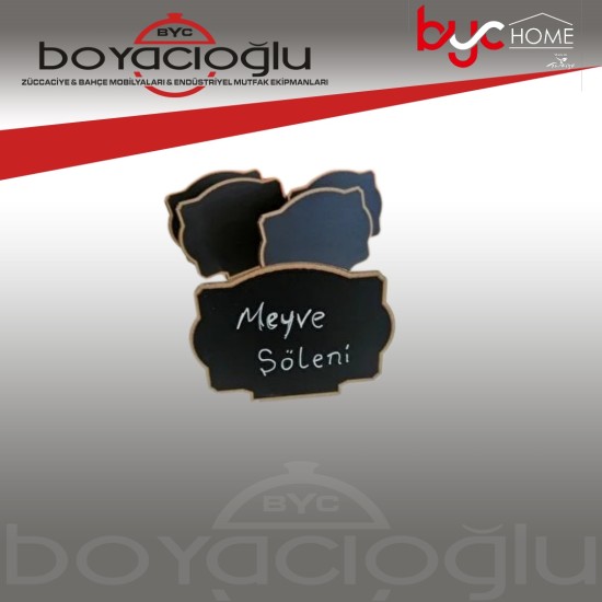 SİYAH ÜRÜN ETİKETİ