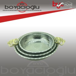 MOTİFLİ SAHAN SET 3LÜ